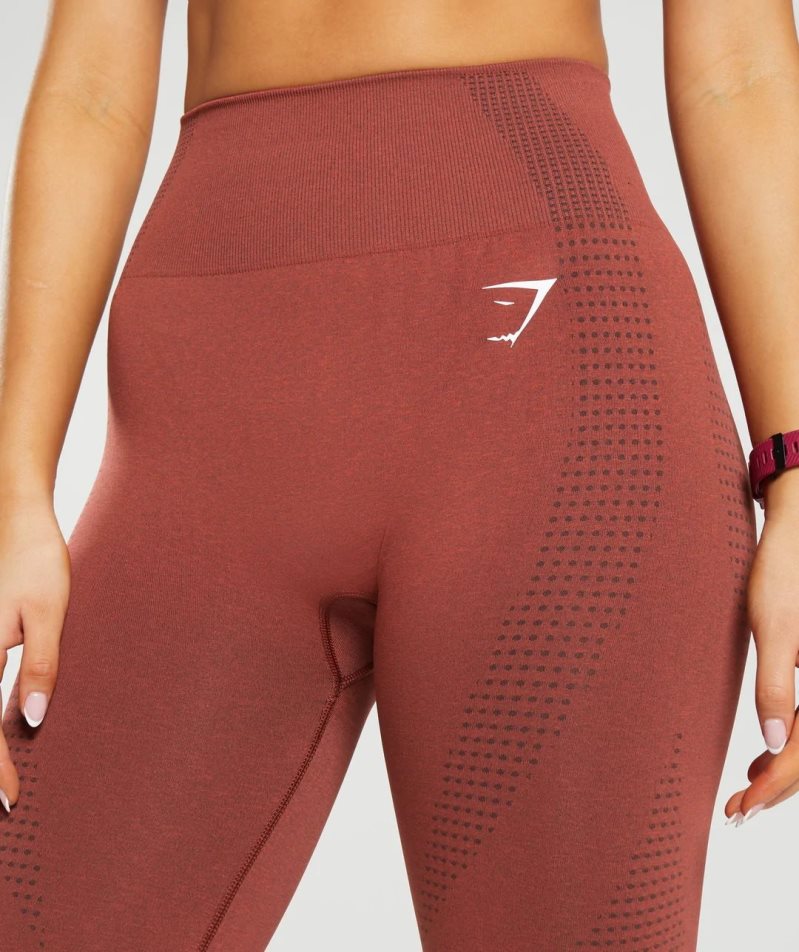 Legginsy Gymshark Vital Seamless 2.0 Damskie Brązowe | PL 803XQJ